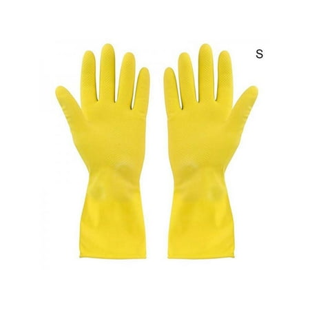 Lavaport Household Dish-Washing Rubber Gloves Latex Waterproof Housework