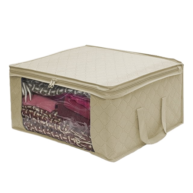 Yhmxh Large Clothing Storage Bags 40L Clothes Storage Bag,Foldable Clothing Storage Bags With Zippers, Clothes Bags For Storage Shoe Storage Storage Bins Storage Containers