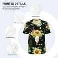 thumbnail image 4 of Daiia Mens Baseball Jersey Button Down Shirts Short Sleeve Sports Uniforms-3X-Large, 4 of 9