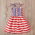 thumbnail image 2 of OAVQHLG3B 4th of July Baby Girl Outfits 4th of July Outfit Independence Day Shirt Skirt Set American Flag Summer Clothes, 2 of 7