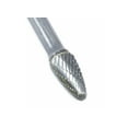 thumbnail image 3 of Forney 60125 Burr, 3/8 in Dia Cutting, 1/4 in Shank, Tree Radius Shank, Tungsten Carbide Cutting Edge, 3 of 6