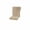 Khaki, variant on Virelaxpo Fluffy Long Pile Chair Pad, One-Piece Seat and Back Cover for Office Desk Chair, Warm and Cozy Cushion for Winter Use at Home and Workspace