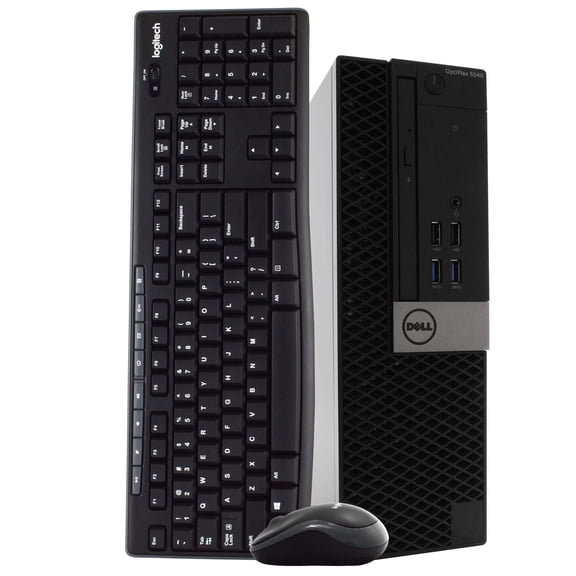 Restored Dell Optiplex 5040 Business Desktop Computer, Intel Core i5, 16GB RAM, 2TB HD, DVD-RW, Windows 10 Professional, Black (Refurbished)