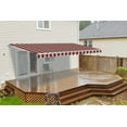 thumbnail image 3 of ALEKO 6.5'x5' Retractable Awning Fabric Replacement, Multi Striped Red Color, 3 of 5