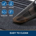 thumbnail image 6 of Buganda Heavy Duty Door Mats, Non Slip Waterproof Rubber Doormats for Outdoor and Indoor, Low Profile Dirt Trapper Entry Rugs, 47"x24", Grey, 6 of 8