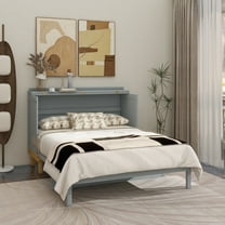 Queen Size Murphy Bed, Gray