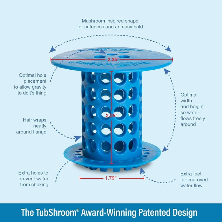 TubShroom Ultra + SinkShroom Ultra Drain Protectors Set - Stainless Steel Hair Catcher For Tub & Sink | Stops Clogs