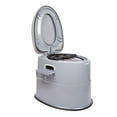 thumbnail image 2 of koolsoo Camping Toilet Detachable Inner Bucket Potty with Lid Portable Toilet for Adults Gray, 2 of 9