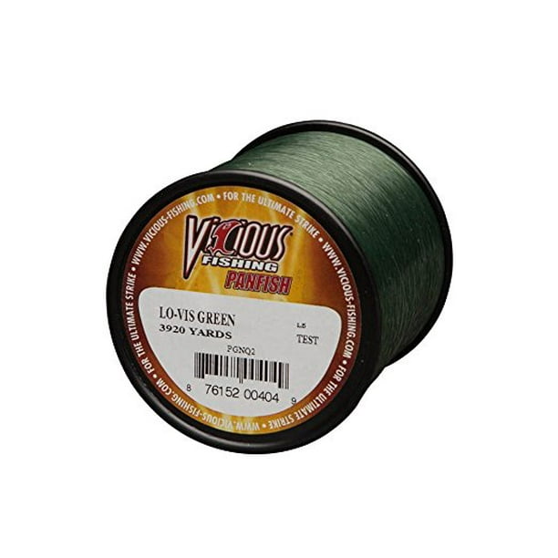 Vicious Fishing 4 Panfish Line, LoVis Green, 1/4 lb