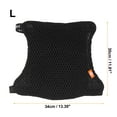 thumbnail image 4 of 34x30cm Talla L Motocicleta Asiento Funda Transpirable Doble Capa 3D Malla, 4 of 7