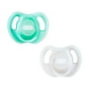 Tommee Tippee Ultra-light Pacifiers, 0-6 months, 2 pack of one piece silicone, BPA free pacifiers