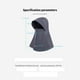 thumbnail image 2 of Sombreros de verano para hombre, protección solar, protección para el cuello, sombrero con protección solar integrada, sombrero para ciclismo al aire libre, transpirable, de seda fría, sombrero con pr, 2 of 2