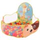 thumbnail image 2 of 2X Baby Ball Pool Baby Play Tent Portable Baby Ball Ocean Pool and Basketball Hoop Animal Theme, 2 of 5