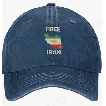 Kieccall Iran Freedom Statement Baseball Caps Outdoor Sun Hats for Casual Wear and Sun Protection Gift
