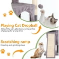 thumbnail image 6 of FDW Cat Tree for Indoor Cats 36" Cat Tower Multi-Level Indoor Cat Play Condo House with Scratching Posts, Spacious Perch,Ashy, 6 of 7