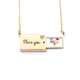 thumbnail image 1 of Corazón Camel Lira bandera nacional cocotero Sobre de carta de amor, collar y joyas colgantes, 1 of 3