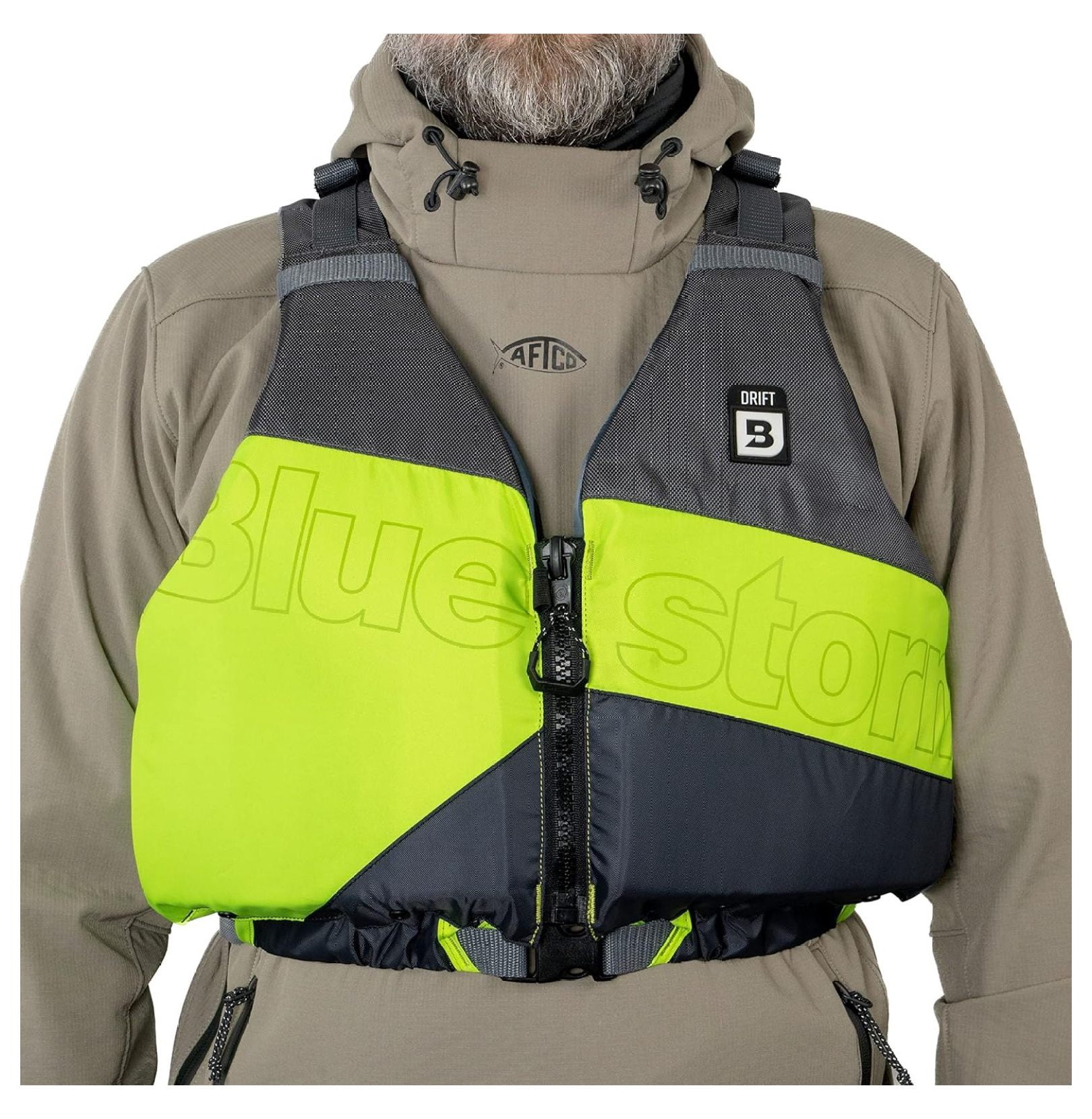 Drift Kayak Life (PFD) | Fully Adjustable | Universal Sized | US Guard Approved | for Kayaking, Paddling, , Fishing and More