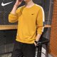 thumbnail image 1 of Listo Stock De Los Hombres De Manga Larga T-shirt Cuello Redondo Suéter De Tendencia Coreana La Parte Superior Inferiorpangjing, 1 of 4