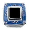 thumbnail image 6 of Red Lantern 20" Blue & White Square Fu Dog Jar, 6 of 8