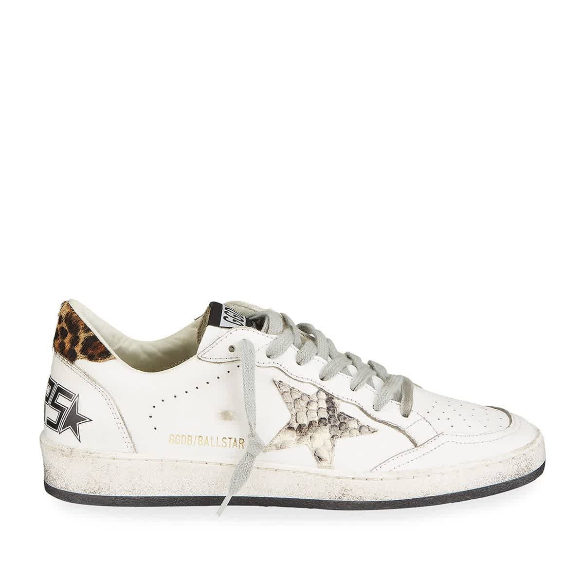 snake print golden goose