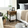 thumbnail image 7 of Nightstand Bedside Table for Bedroom Small Nightstand with Drawer Side Table with Storage Shelf End Table for Living Room Rustic Brown, 7 of 7