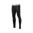 thumbnail image 4 of Under Armour Men's HeatGear Armour Compression Leggings (Black (001) / Steel, X-Large), 4 of 4