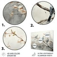 thumbnail image 3 of Designart "Birds on the Brink of Flight IV" Animals Metal Art Print, 3 of 5