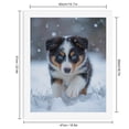 thumbnail image 2 of Paint by Numbers Kit for Adults, Puppy Winter Snow Blue Eyes Paint by Numbers, Easy Paint by Numbers Kit for Adults Beginner, DIY Adult Paint by Number Kits on Canvas, Home Decor, 2 of 7