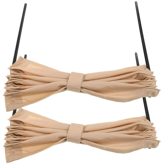 NUOLUX 2Pcs Versatile Design Car Window Curtains for Privacy 19.7x18.5in