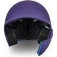 thumbnail image 2 of Champro Sports HX Gamer Plus Baseball Batting Helmet Universal Jaw Guard Junior Purple, 2 of 7