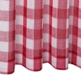 thumbnail image 6 of Buffalo Plaid Tier Curtains, Rod Pocket Checkered Light Filtering Curtain Valance, 6 of 6