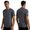 #Black, variant on Men's Textured Performance T-Shirt,Short Sleeve Quick-Dry Athletic Top,Black,Big Men's,Tall Men's XXXL,Young Men's Shirts