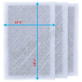

RayAir Supply 19x21 MicroPower Guard Air Cleaner Replacement Filter Pads (3 Pack)