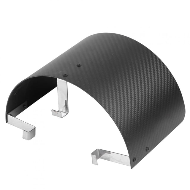 Carbon Fiber Intake Heat Shield, Air Intake Cone Cover, Car Accessory Universal Auto Modified Parts Air Filter Heat Shield For Air Filters Matte Carbon Fiber