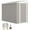 Light Grey, variant on Outsunny 4' x 8' Lean to Outdoor Shed with Lock, Light Grey