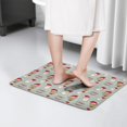thumbnail image 4 of Gray Christmas Santa and Reindeer Pattern Flannel Non Slip Door Rugs,Washable Door Mats Indoor,Decorative Door Mats,Dirt-Resistant and Absorbent Doormat for Entrance,Bedroom,Kitchen,Bathroom,23.5"x16", 4 of 5