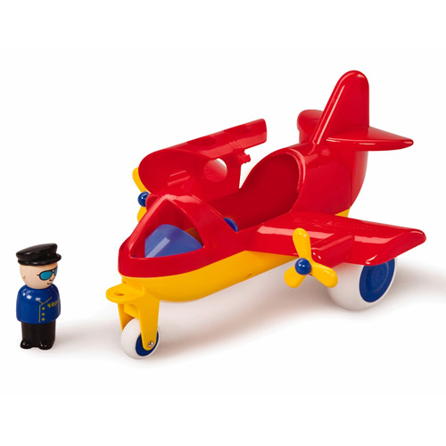 Viking Toys Super Chubbies Jumbo Jet, Red and Yellow
