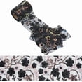 thumbnail image 6 of 10 Yards Flower Lace Ribbon 10cm White Embroidered Sequins Lace Mesh Trim Tulle Webbing Bow Making Ribbon Floral Applique Sewing Craft Supplies Edge Trim for Wedding Bridal Clothes Curtain, 6 of 8