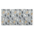 thumbnail image 5 of Bimba Gray Bolognese Dog Printed Pure Silk Scarf Neck Wrap Summer Hair Bandanas For Women 40 x 40 Inches, 5 of 6