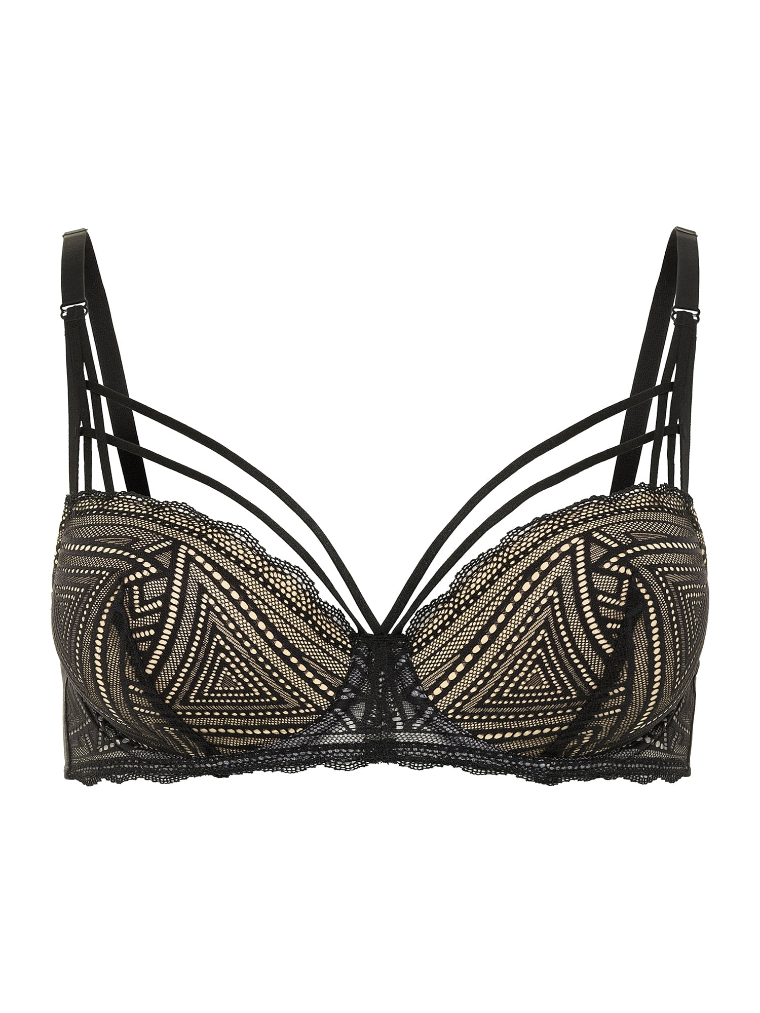 Adored by Adore Me Women’s Tessa Geo Lace Contour Underwire Bra, Sizes 34B-40DD