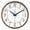 Brown, variant on TIMESS Wood Grain Wall Clock, Battery Operated Analog Clock with Large Numbers