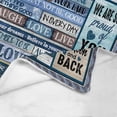 thumbnail image 4 of LHSHID Personalized Custom Name Message Text Blanket from Dad & Mom to Our Amazing Son You are Our Sunshine We Love You Throw Blanket, 4 of 5