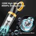 thumbnail image 5 of Aspiradora compacta inalámbrica para coche, aspiradora de mano recargable con fuerte succión, eliminador de polvo portátil para coche, hogar y oficina, 5 of 5