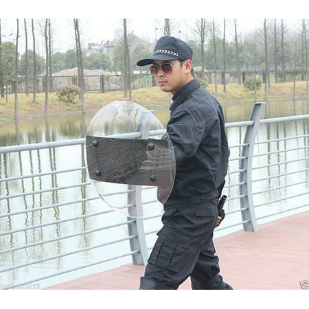 Rio Shield - Transparent PC Hand-held Shield Police SWAT Riot Shield For Security Protection