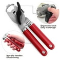 thumbnail image 3 of Can Opener, No-Trouble-Lid-Lift Magnet Manual Can Openers, Stainless Steel Sharp Blade for Beer/Tin/Bottle, Big Turning Knob Soft Handles Good for Seniors, 3 of 7