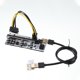 thumbnail image 3 of VER012MAX PCI-E Card Cable Express 1x a 16x 6pin Extender Reemplazo Adaptador externo Accesorio de extensión para computadora de escritorio Negro Eigraketly EL005844-01, 3 of 6