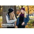 thumbnail image 4 of Ensemble d'Hiver Assorti pour Femmes avec Foulard Infinie et Bonnet Tricoté, 4 of 5
