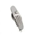 thumbnail image 1 of Compact Multi-Functional Outdoor Tool with Detachable Aluminum Handle - Swiss Crafted Foldable Knife for Camping, Hiking & Travel, Ideal Fruit Cutter and Practical Gift for Outdoor Enthusiasts (Steel, 1 of 5