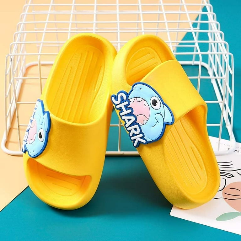 Pillow Slippers For Kids Cute Shark Slide Sandals Boys Girls