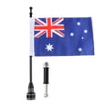 thumbnail image 2 of Bandera BRITÁNICA Del Equipaje De Estante Del Soporte De Poste De La Bandera BRITÁNICA Para Sunnimix Mástil de bandera de soporte de equipaje trasero, 2 of 8